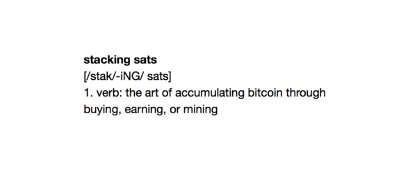 stacking sats free bitcoin
